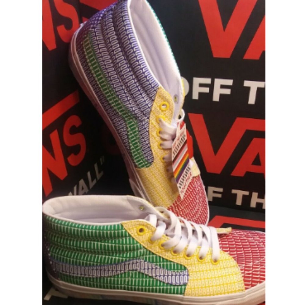 Vans Sk8-Mid  Unisex LBGT Rainbow Pride VN0A3WM33WJ